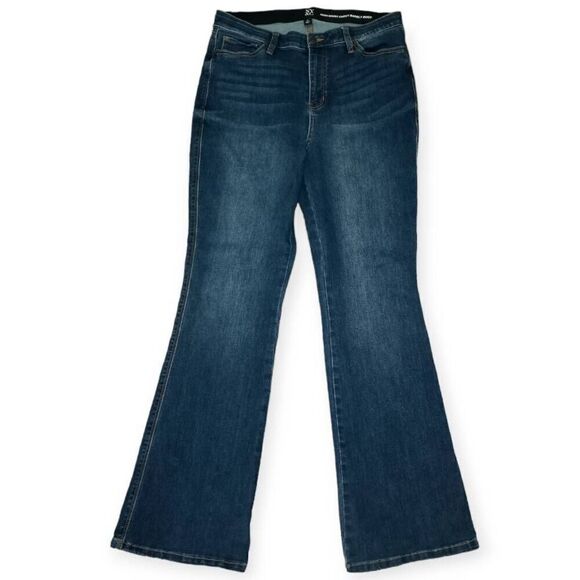 NEW YORK & COMPANY HIHG WAIST BOOTCUT JEANS SZ.14 EUC - Picture 1 of 8